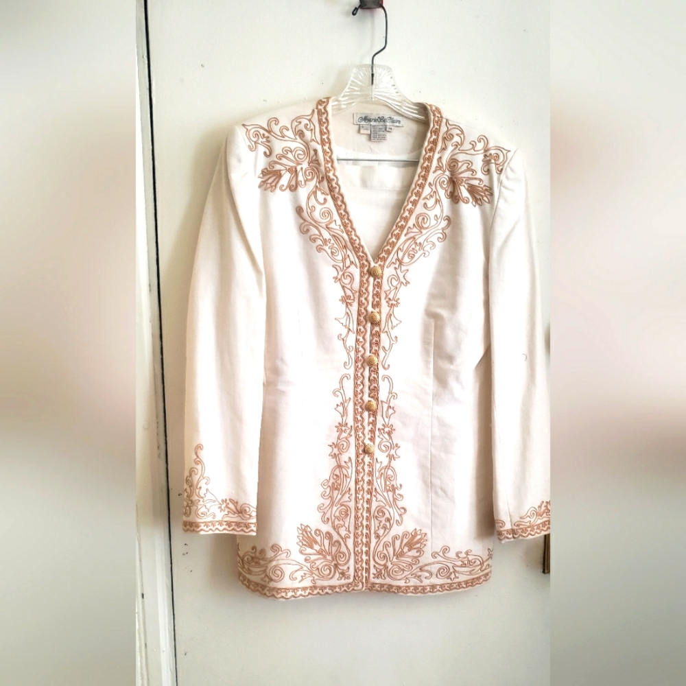 Marie St Claire linen/cotton suit